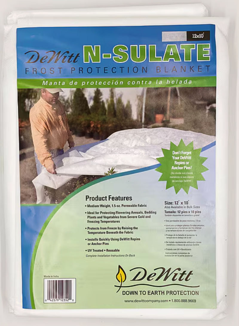 De Witt NS12 Fabric N Sulate Plant Protection, 10-Feet, 1.5-Ounce