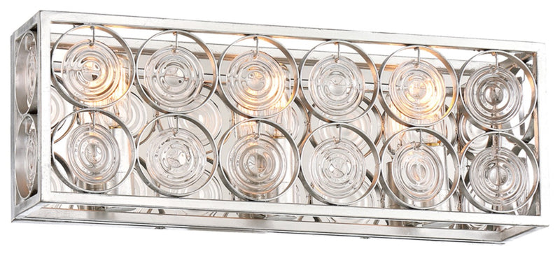 Minka Lavery 4663-598 Culture Chic 2 Light 18-3/4"W Bath Bar - Silver