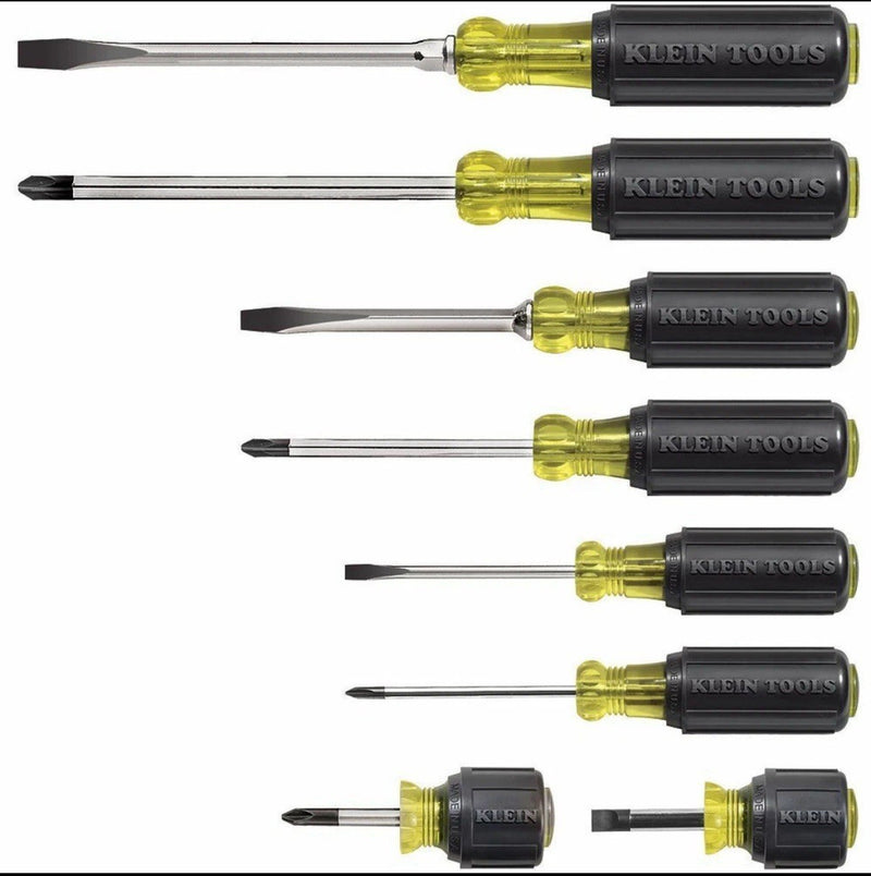 Klein 85078 Screwdriver Set, Multi-Application, 8-Piece