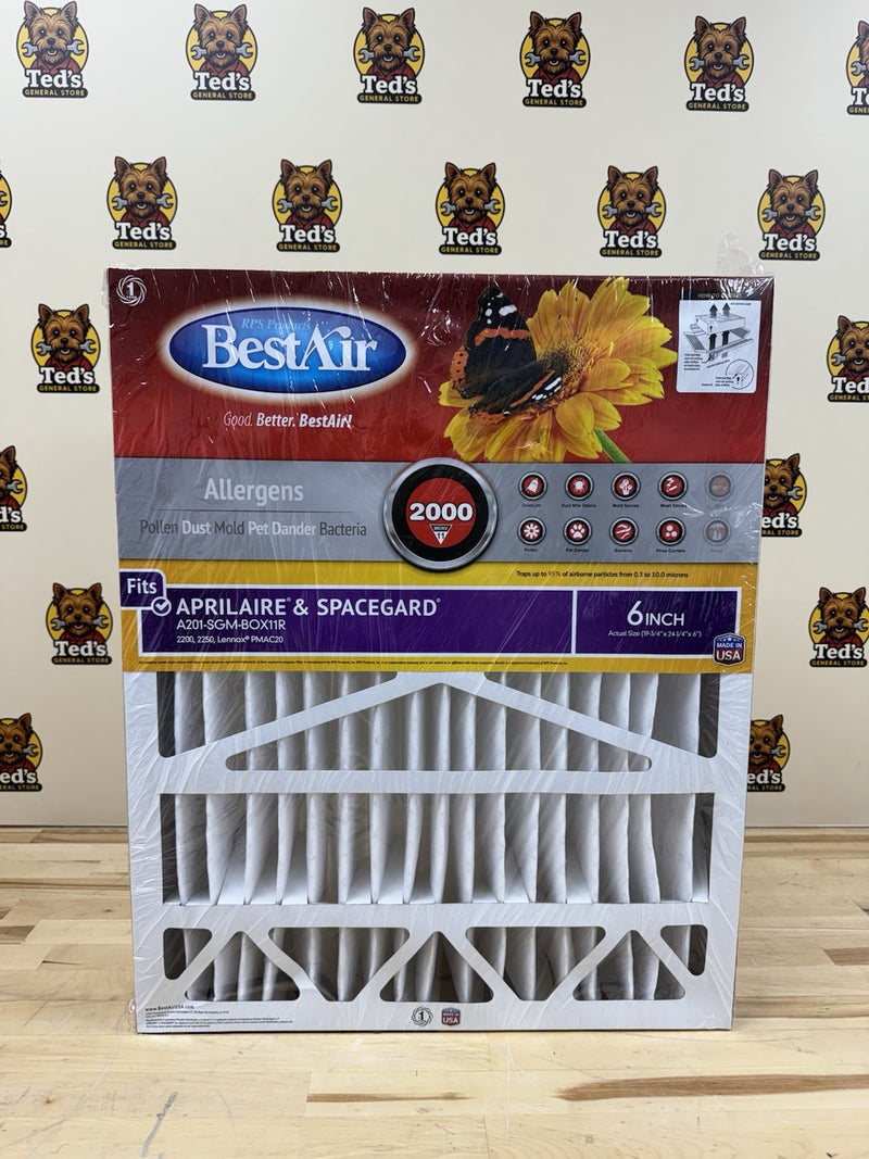 BestAir A201-SGM-BOX11R 11 MERV Air Filter 20X25X6
