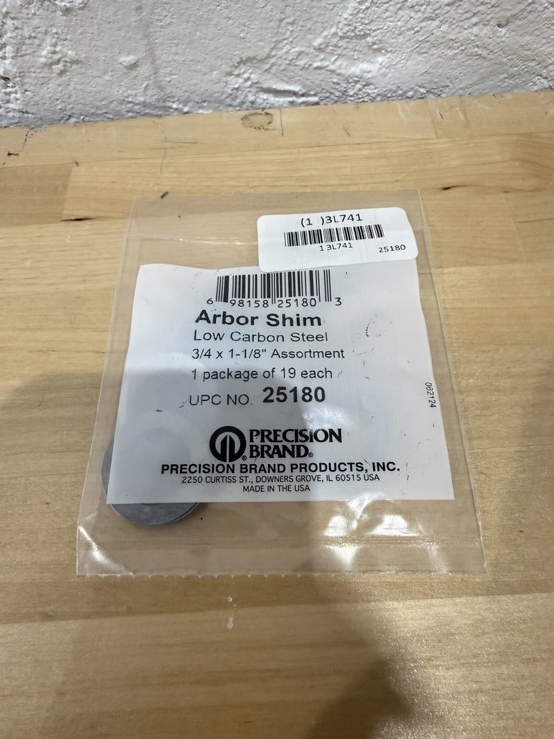 Steel Arbor Shim Assortment Kit, Matte, Full Hard, AISI 1008-1010 For Chemistry,