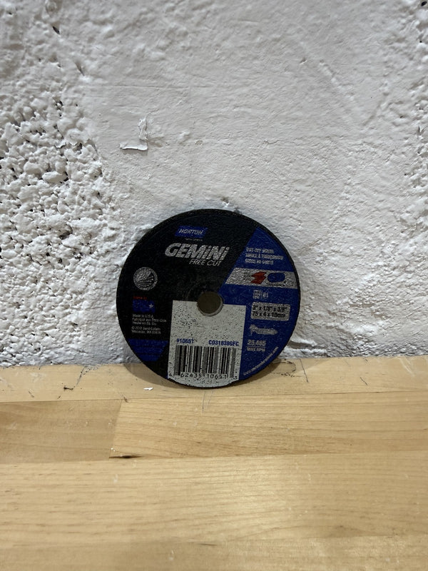 Norton Abrasives CutOff Wheel,Gemini,3\"x.125\"x3/8\" 66243510651 66240000000