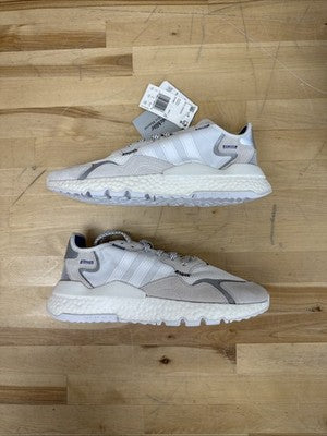 Adidas Nite Jogger 3M Originals Reflective White Mens Sneakers EE5885 Size 9.5