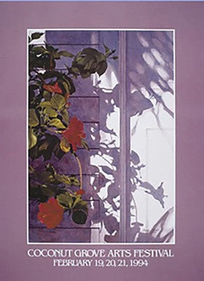 Coconut Grove Arts Festival 1994 Official Poster - CGAF - New Original