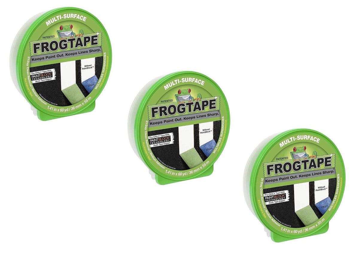 3-Pack Multi-Surface Painting Tape, Green, 0.94 in. X 60 Yd. - 1358463