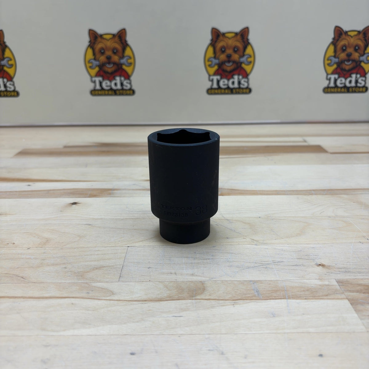 1/2 Inch Drive x 38 mm Deep 6-Point Impact Socket - SID23138