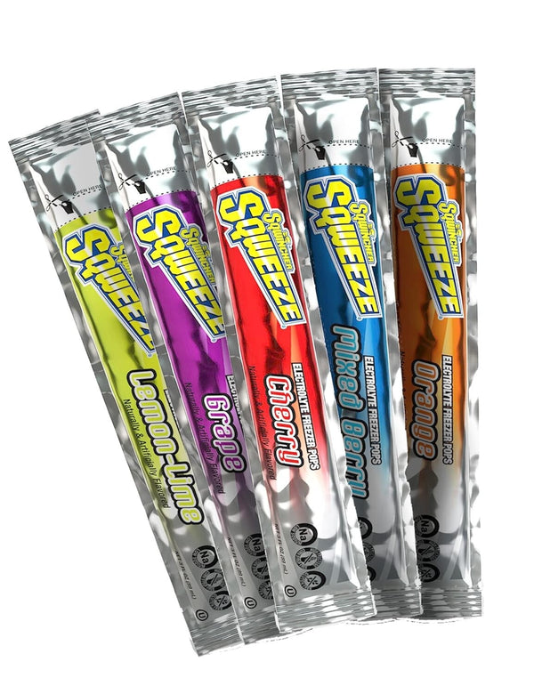 Sqwincher Sqweeze Freezer Pops (Bag of 10) Assorted 075880240068