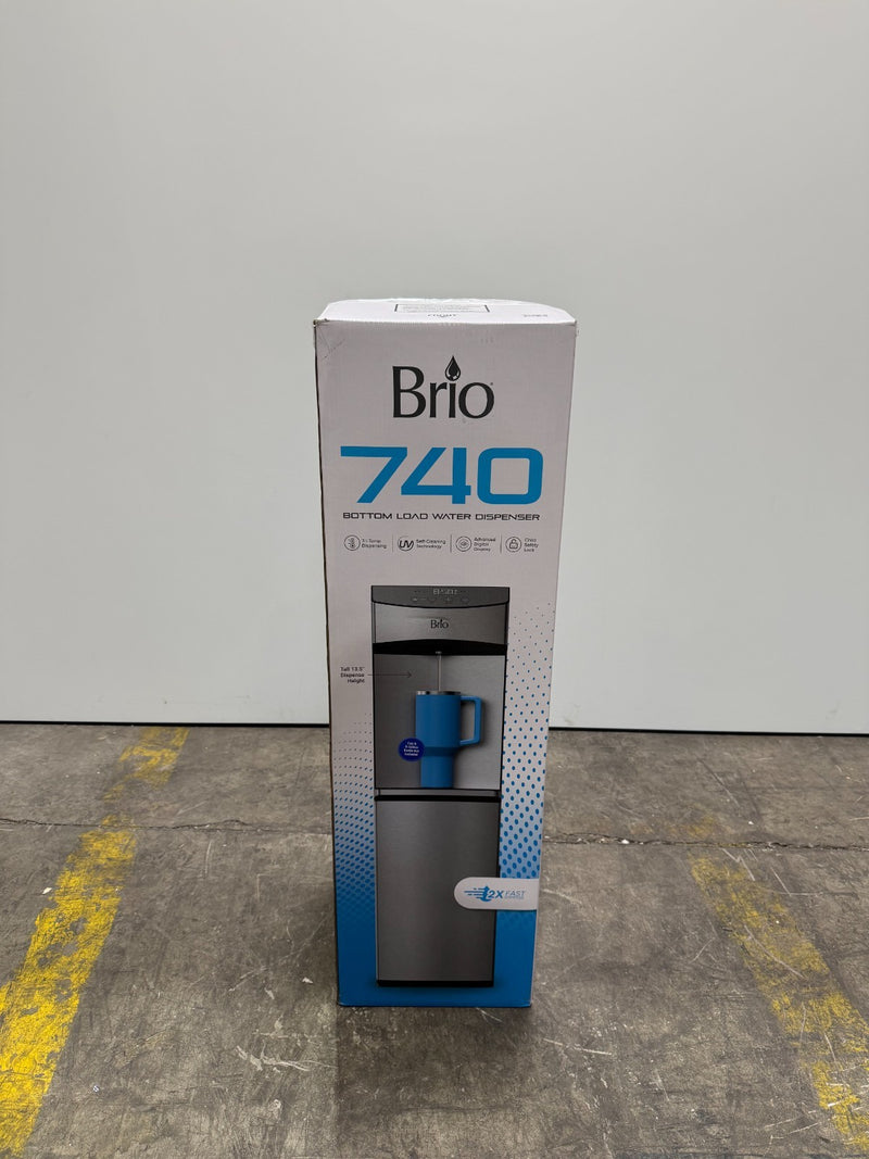 Brio 740 Self-Cleaning Bottom Load Water Cooler, Stainless Steel