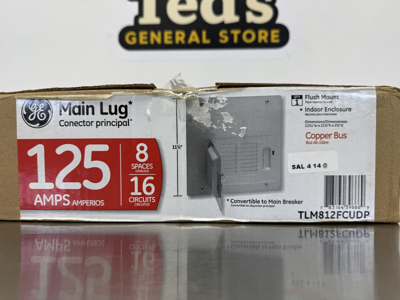 GE TLM812FCUD Surface Mount Main Lug  125A