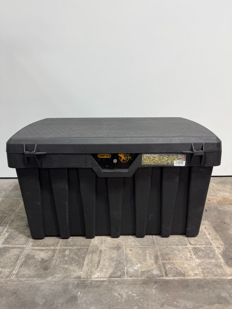 Contico 3725 Pro TuffBin 36 3/4" x 22 3/4" x 20 1/4" 50 Gallon Black Polypropyle