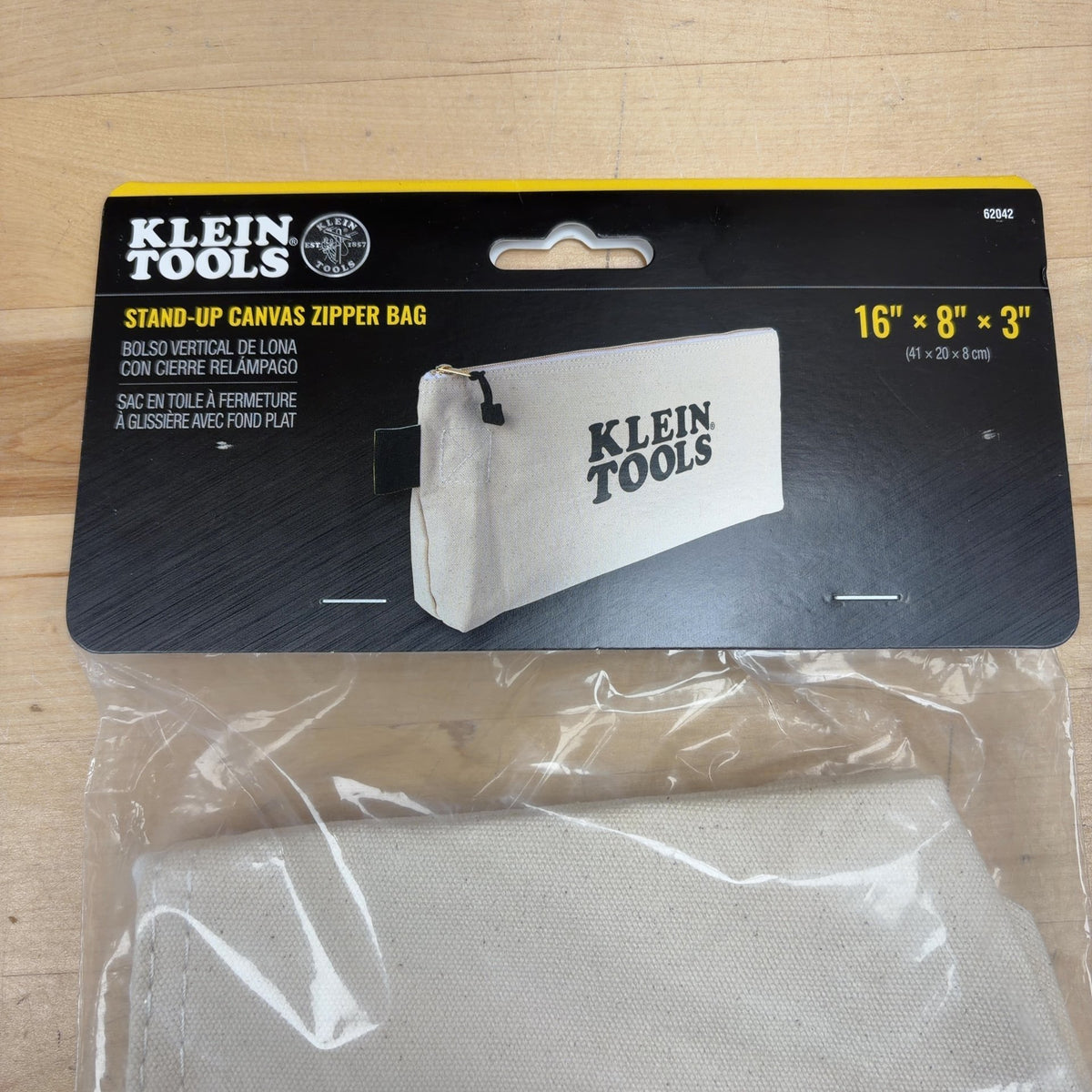 Zipper Tool Bag, Extra-Long, 16