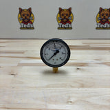 Gauge 0-30 psi 1/4 in Connection 2-1/2 in Dial GLP505