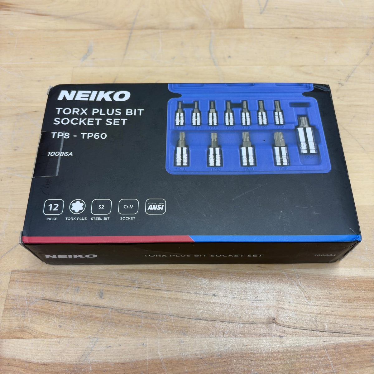 6 Point Torx Plus Bit Socket Set TP8-TP60 - 10086A
