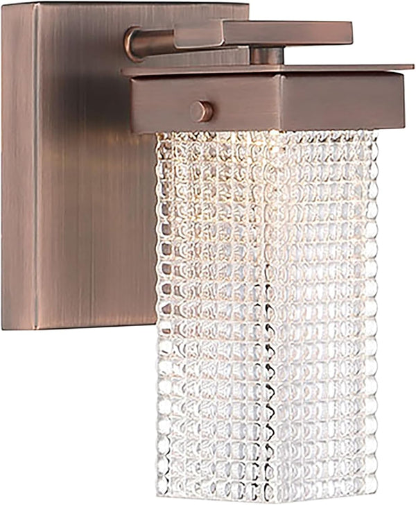 Minka Lavery 4901-267-L Dewberry Lane 7.63" Tall LED Bathroom Sconce - Bronze