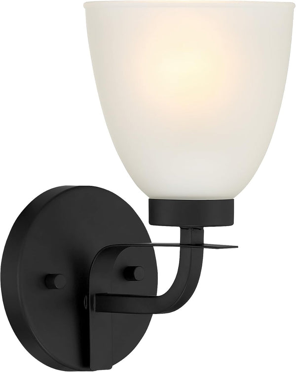 Minka Lavery 2881-66A Kaitlen 1 Light 10" Tall Vantage Bathroom - Coal