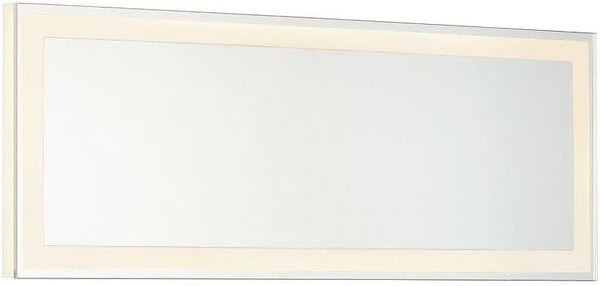 Minka Lavery 6110-0 18" W x 6-3/4" H Contemporary Rectangular - White