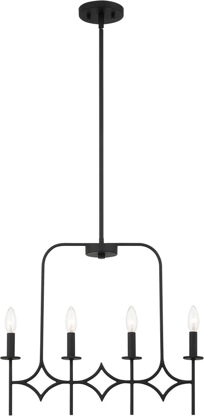 Minka Lavery 5037-66A Muncie 36"W Taper Candle Style Chandelier - Coal