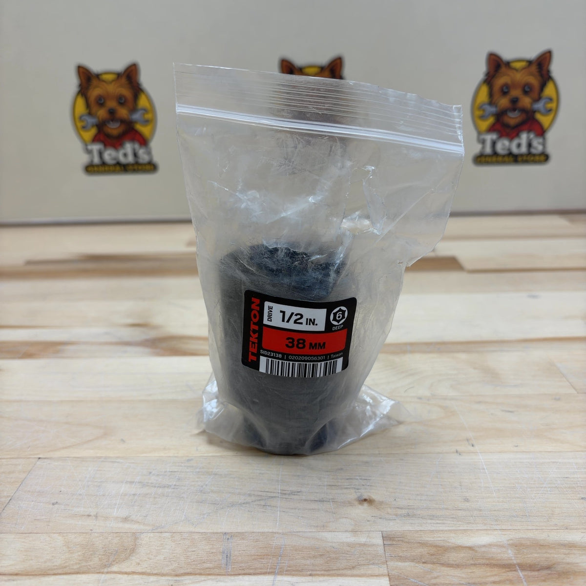1/2 Inch Drive x 38 mm Deep 6-Point Impact Socket - SID23138