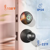 Euerte WrightMaster 3 in 1 Smart Lock Deadbolt Fingerprint ZR-DF01T-BK