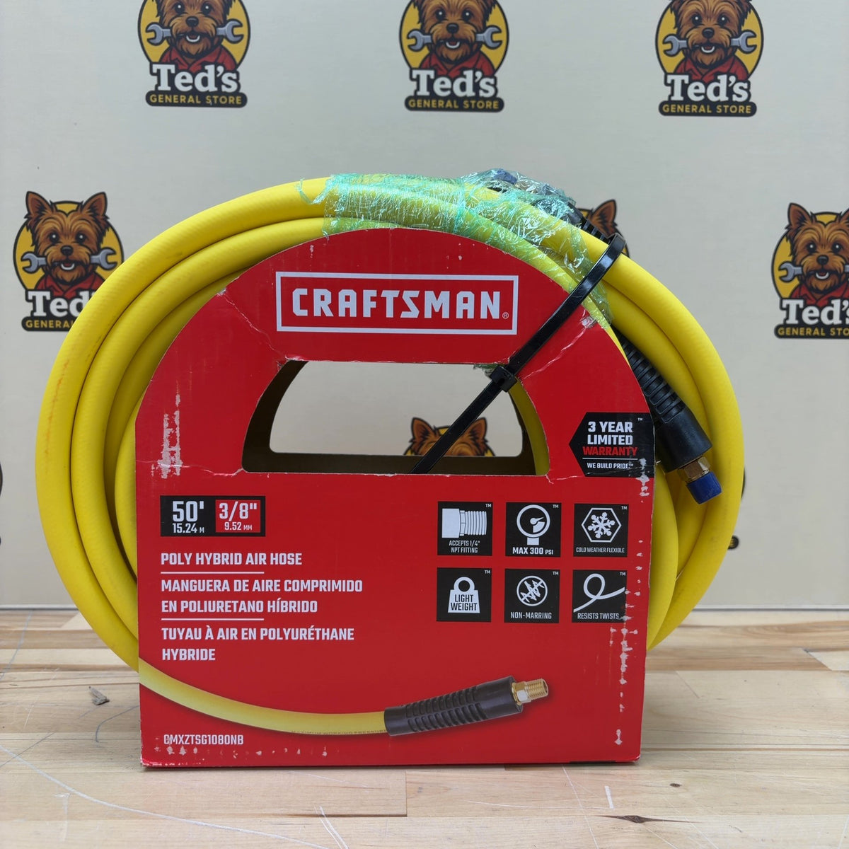 3/8-in x 50-ft Poly Hybrid Air Hose - CMXZTSG1080NB