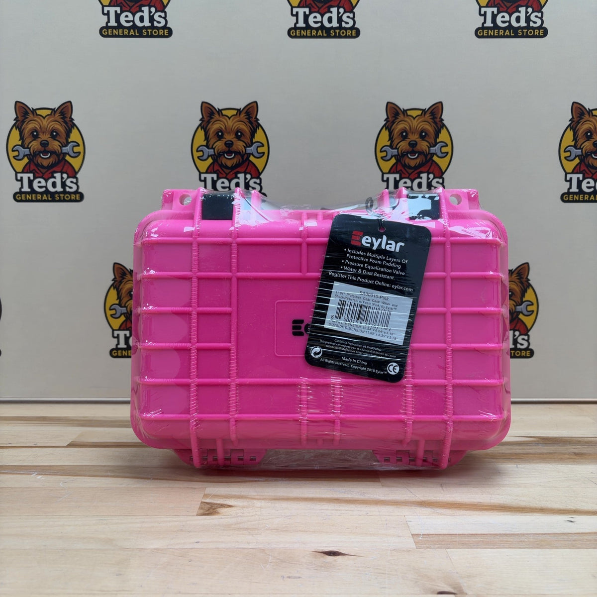 Compact 11.6in Waterproof Hard Case with Foam - Pink - SA00010-PIN