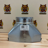 Galvanized 6" Round Transition DGT36