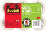 Sure Start Packaging Tape 1.88" x 900" 6-Pack DP-1000RF6