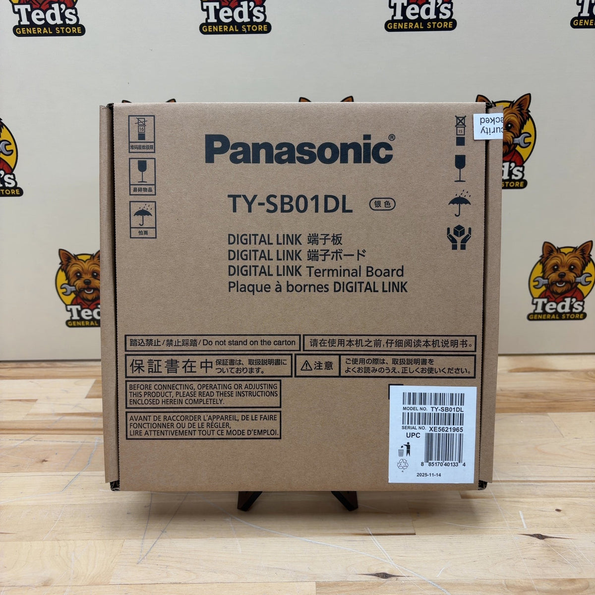 TYSB01DL Video I/O Terminal Boards - TY-SB01DL