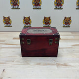 Decorative Wooden Recipe Card Box - QI003015NEW