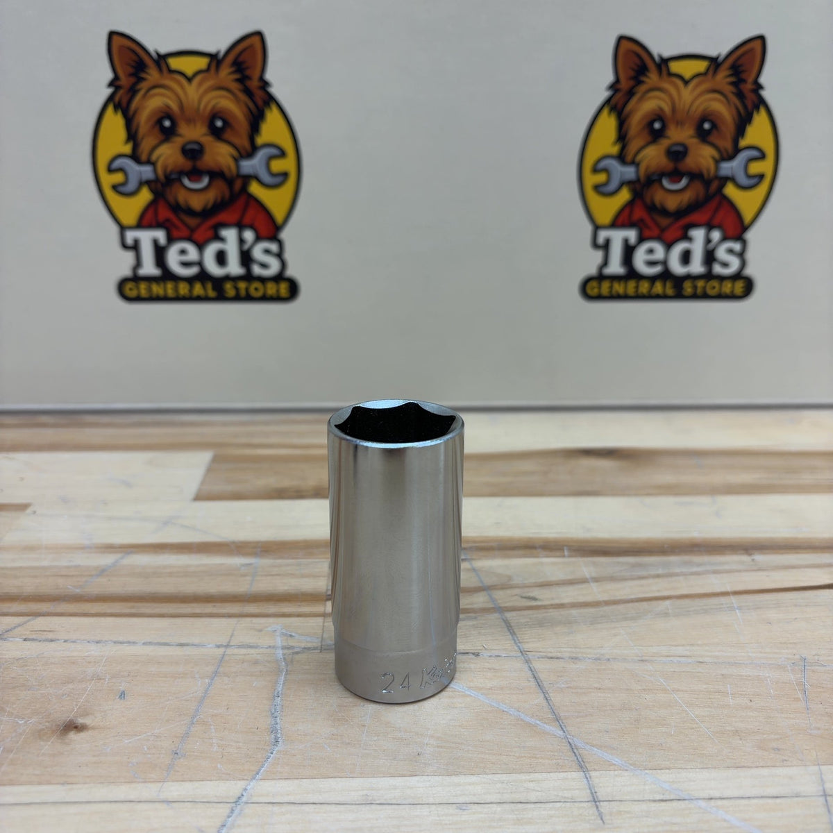 Socket 24mm 6 Point 65mm 3/8 Sq. Drive - 3300M-24
