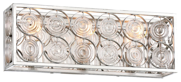 Minka Lavery 4663-598 Culture Chic 2 Light 18-3/4"W Bath Bar - Silver