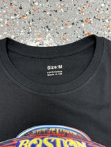 1987 Boston US Tour UFO Paper Black T-Shirt - M