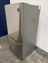 MIDEA Bottom-Freezer Refrigerator: Stainless Steel, 18.7 cu ft