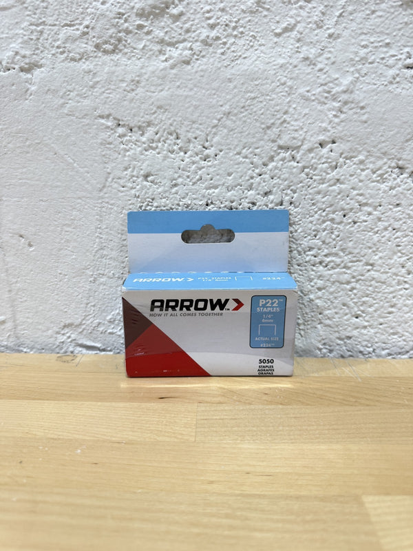 Arrow 224 Heavy Duty P22 Staples for Use with Plier-Type Paper and Bag Staplers