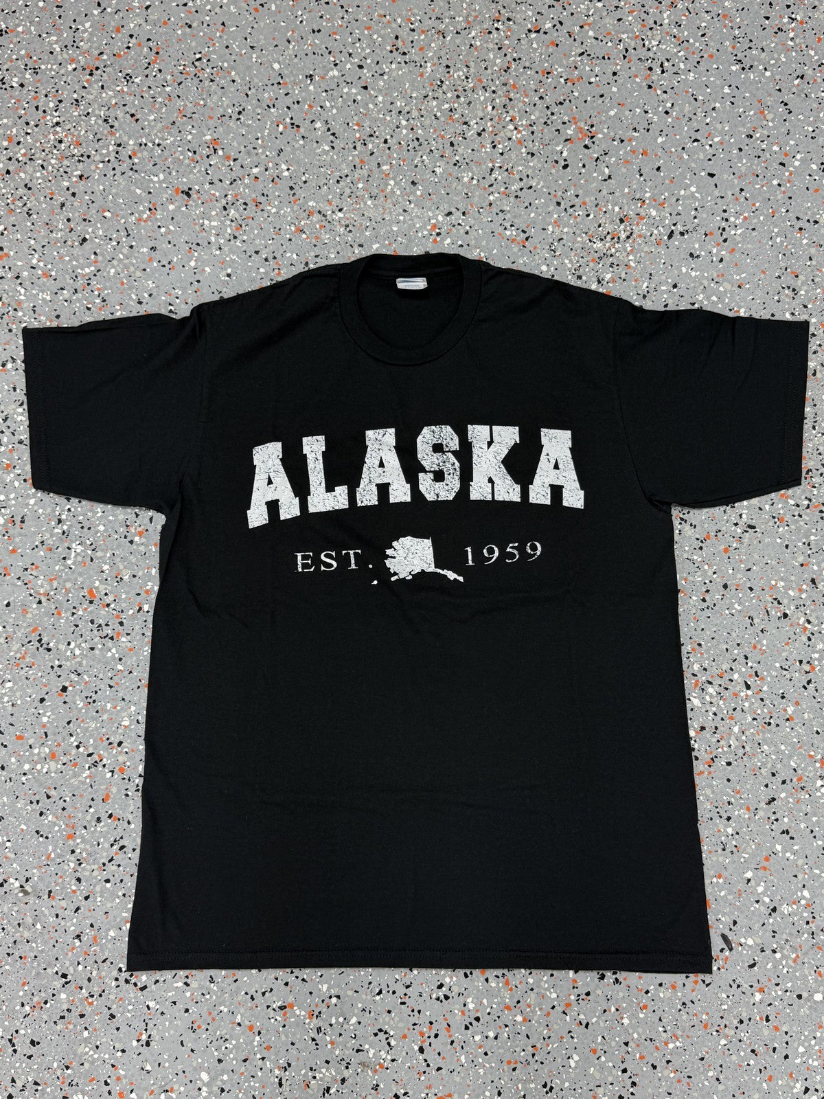 Alaska EST. 1959 Black T-Shirt - L