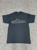 73-87 Chevrolet Squarebody C10 Truck Slammed - Chevy - T-Shirt - M