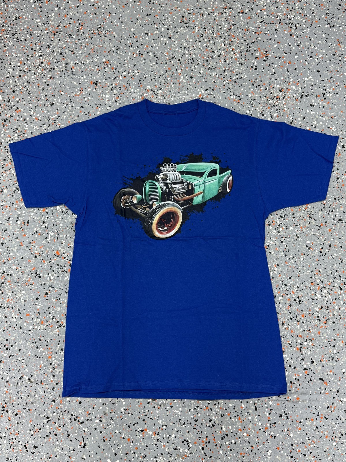 Blue Hot Rod T-Shirt - M