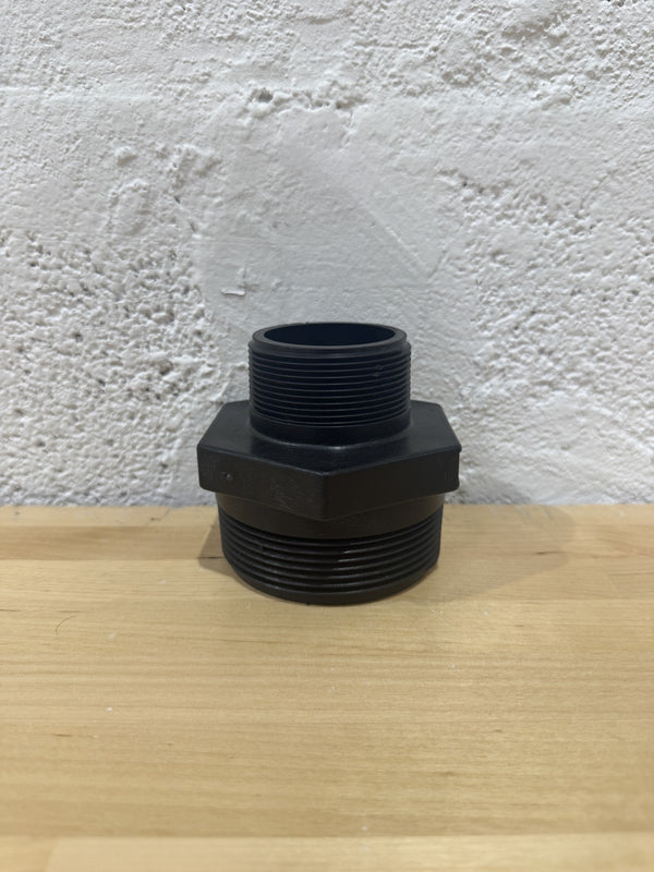 Banjo RN300-200 Polypropylene Pipe Fitting, Reducing Nipple, Schedule 80, 3" NPT