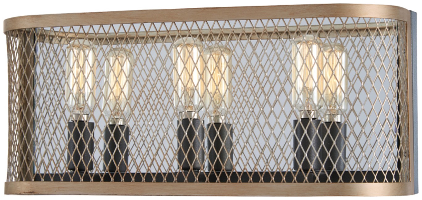 Minka Lavery 4683-107 Marsden Commons 3 Light 15-1/2"W Vanity Strip - Gold