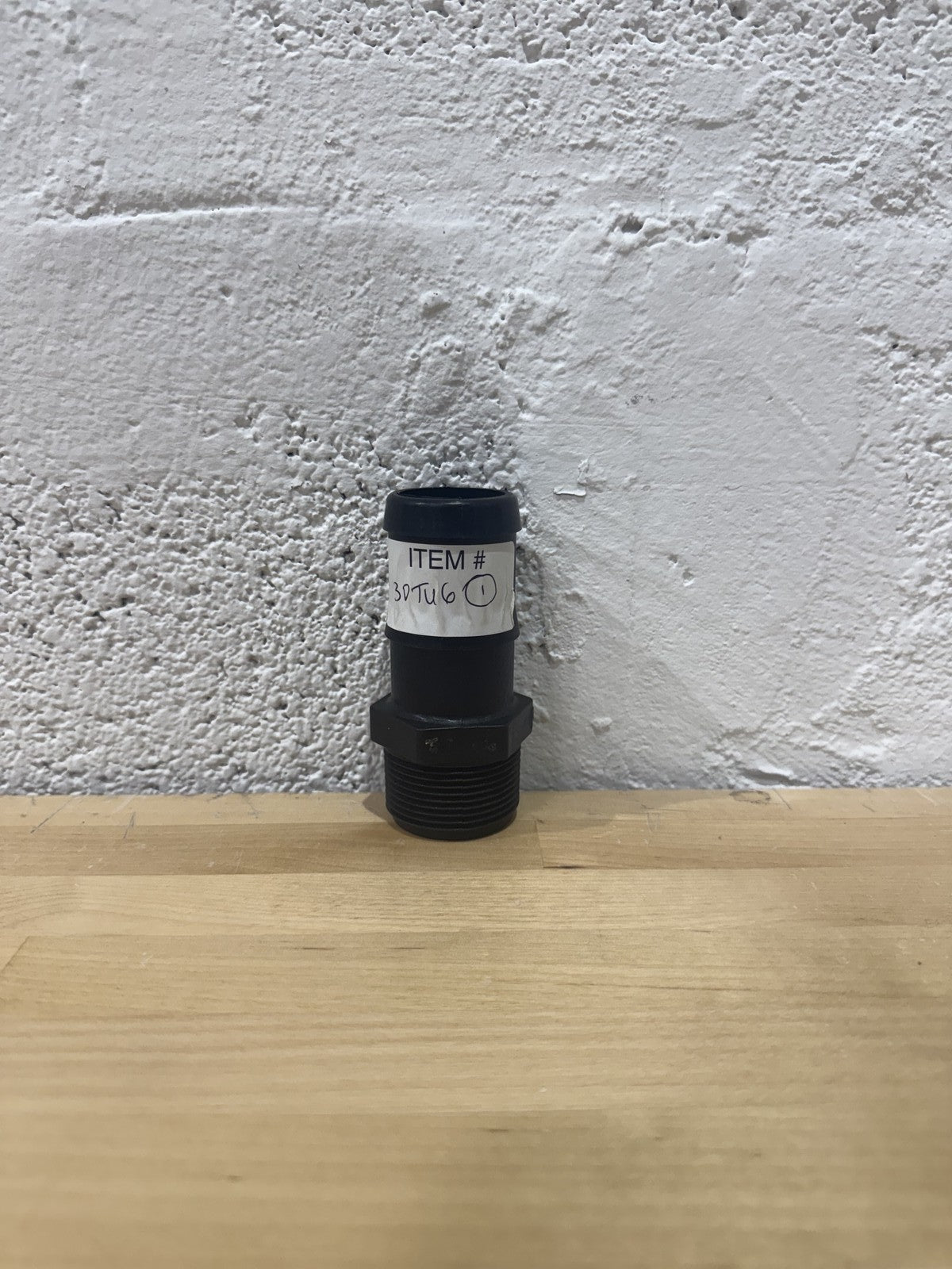 Banjo HB125-150 Polypropylene Hose Fitting, Adapter, 1-1/4" NPT Male x 1-1/2" Ba
