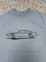 1969 Ford Mach 1 Mustang Redline Design T-Shirt - M