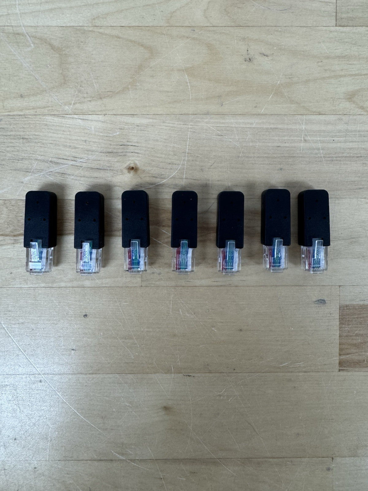IBM PN: 32P1710 RJ-45 Terminator Kit Pack Of 7  -Plugs for KVM Console-Server
