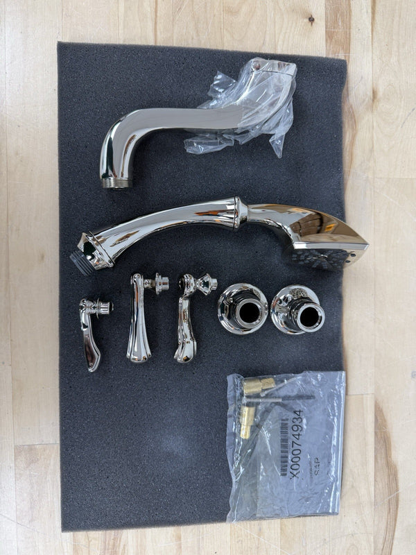 Brizo T70385-PN Charlotte Tub Filler Trim Kit w/ Hand Shower - Polished Nickel
