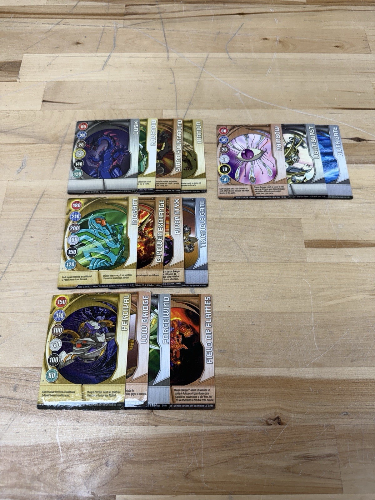 Bakugan 18 Battle Brawlers Hexagon Tin Collector’s Set (Missing Pieces)