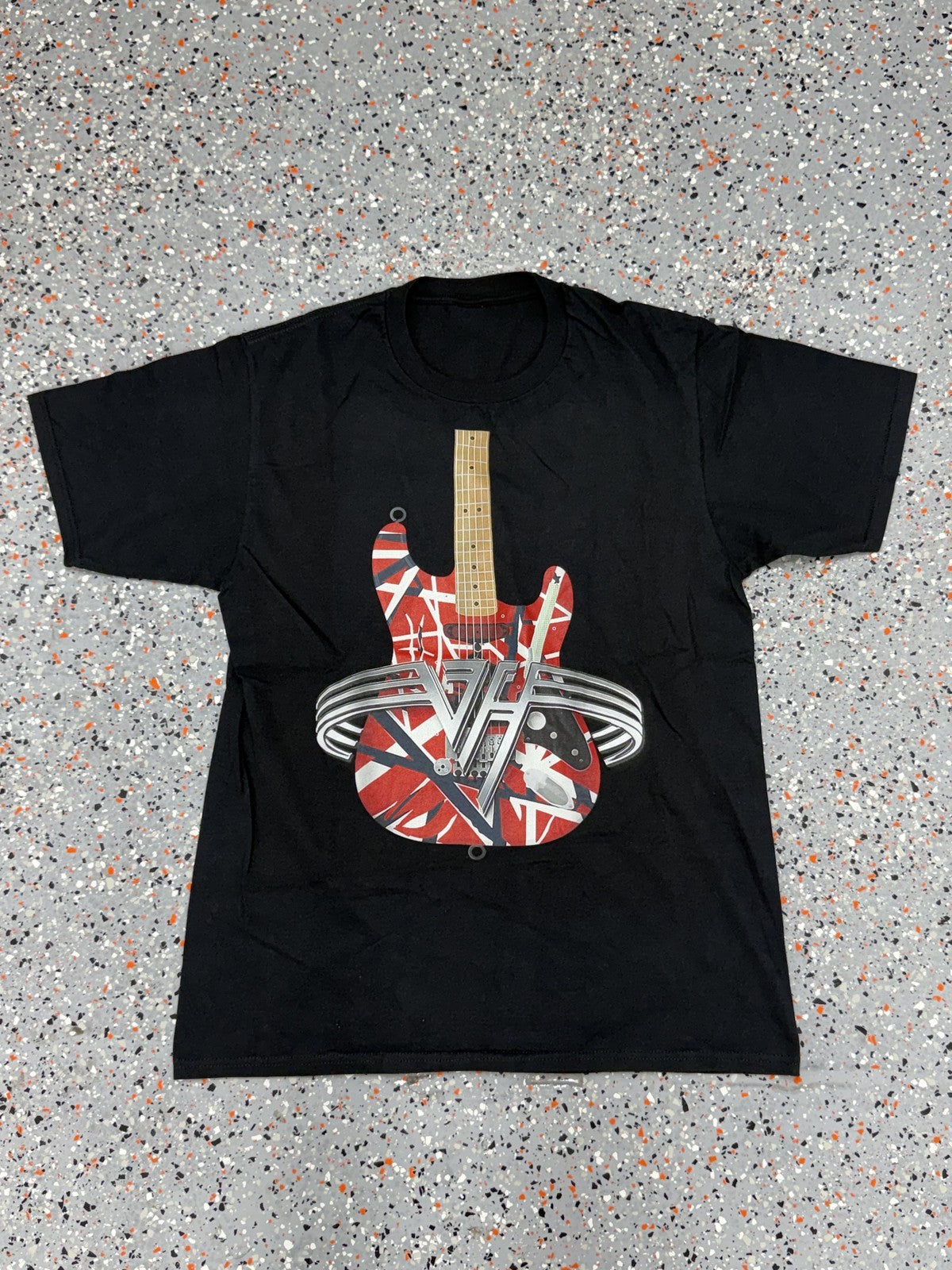 Van Halen Guitar Logo T-Shirt Black - M