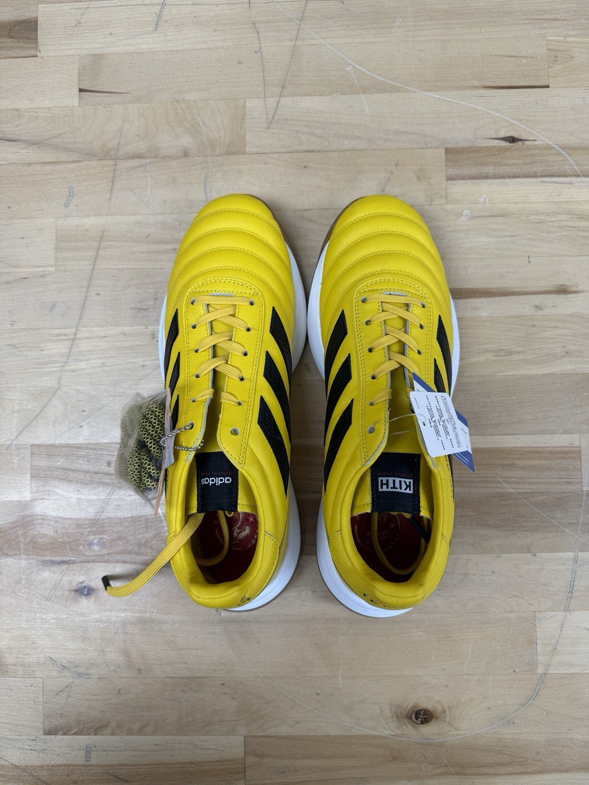Adidas Kith Copa Mundial Cobras CM7896 Yellow Black Leather 2017 Men Soccer 9.5