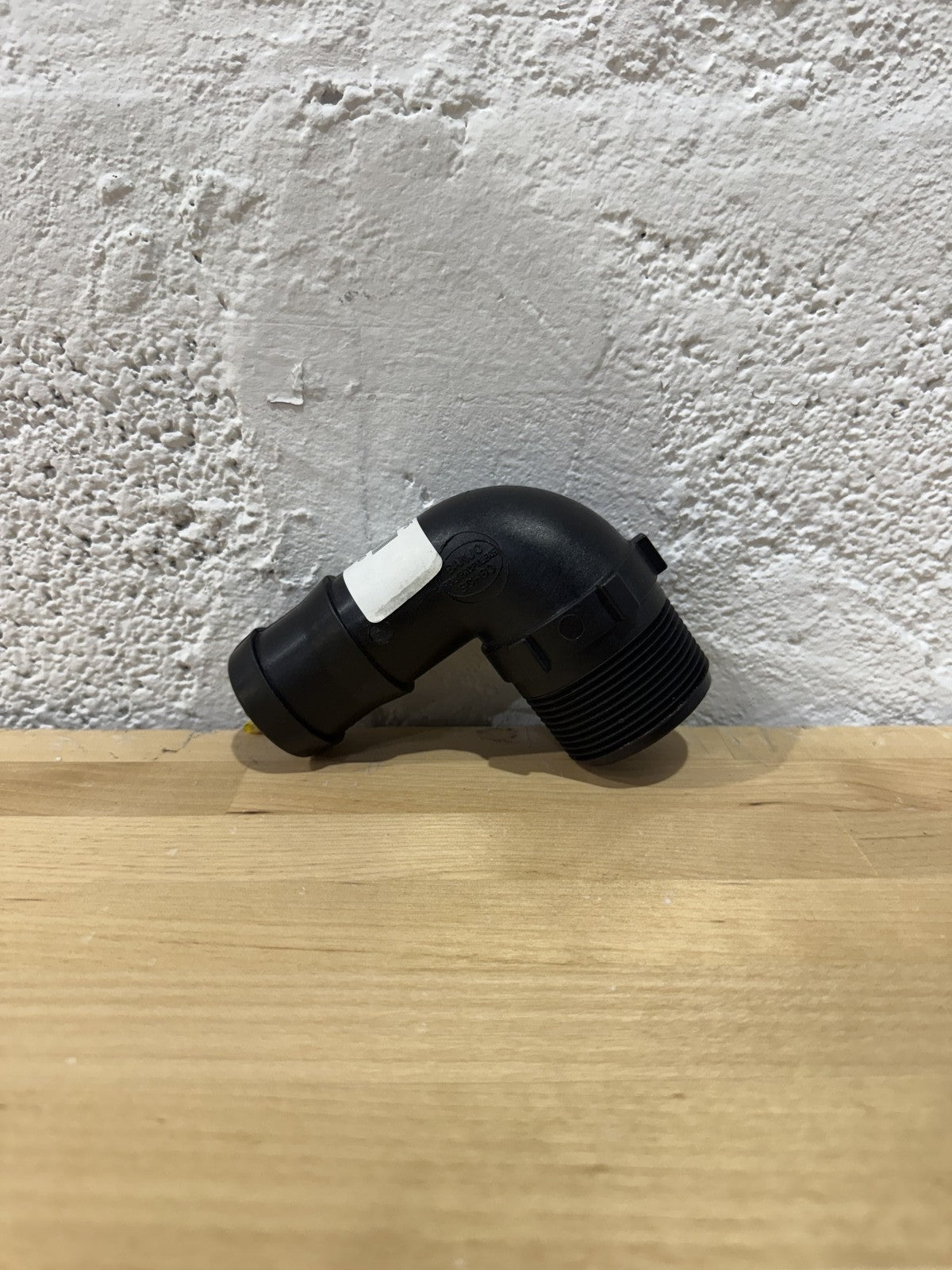 Banjo HB150-90 Polypropylene Hose Fitting, 90 Degree Elbow, 1-1/2" NPT Male x 1-