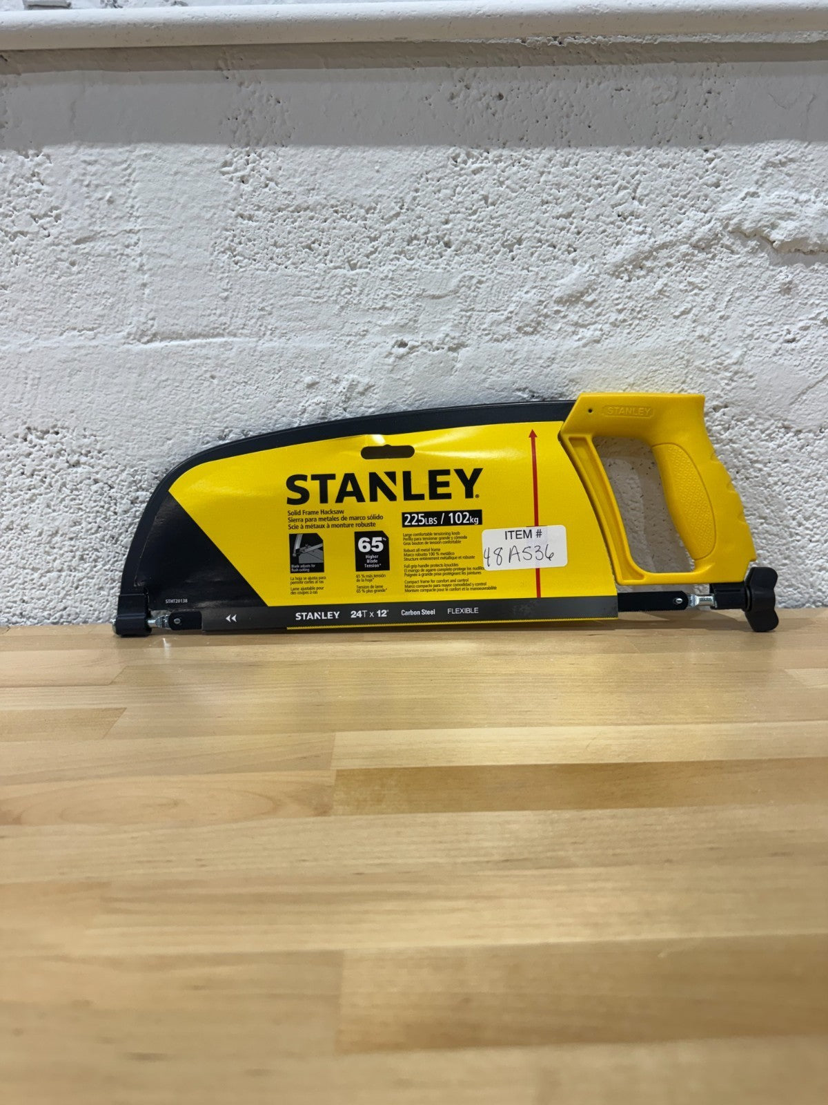 Stanley STHT20138 Solid High-Tension Hacksaw 12" - NEW