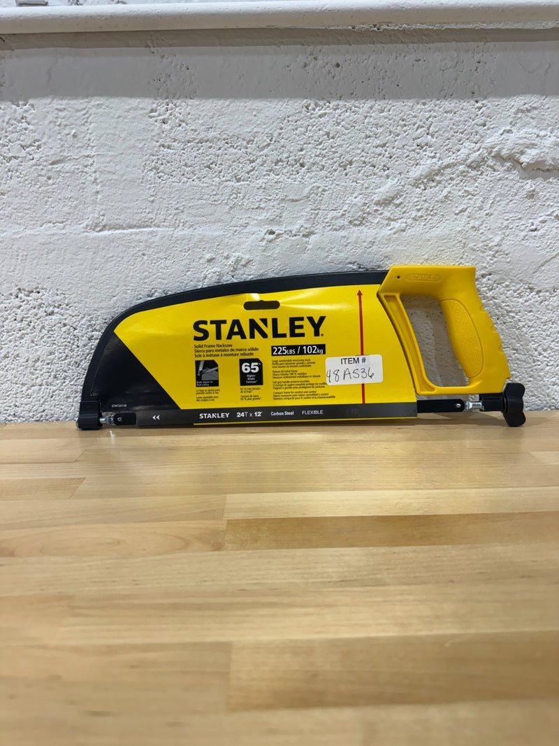 Stanley STHT20138 Solid High-Tension Hacksaw 12" - NEW