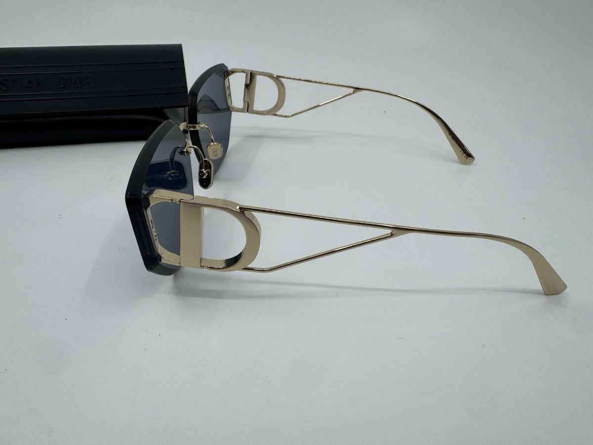 CHRISTIAN DIOR MONTAIGNE Black 30Montaigne B3U Rimless Sunglasses CD40146U